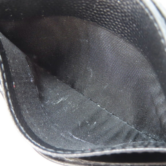 YVES SAINT LAURENT Black Leather Card Holder - Picture 8 of 11